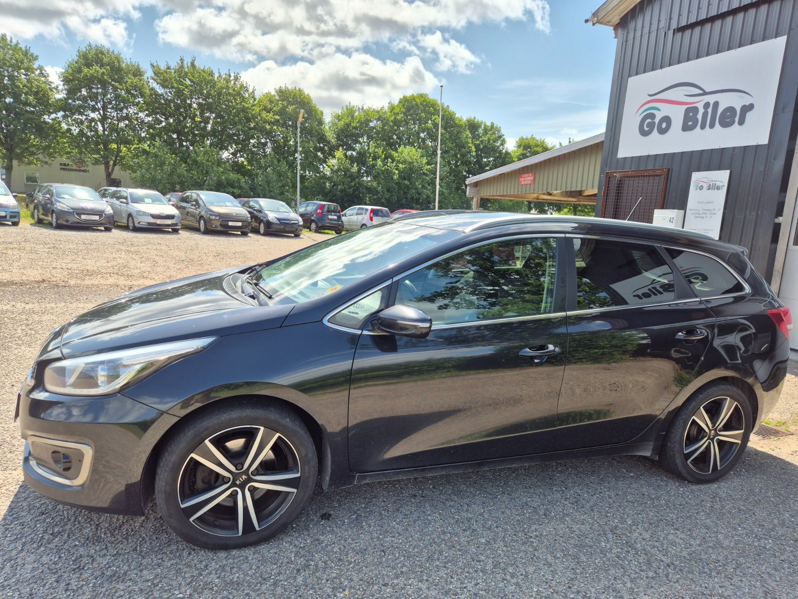Grøn Kia Ceed fra 2016