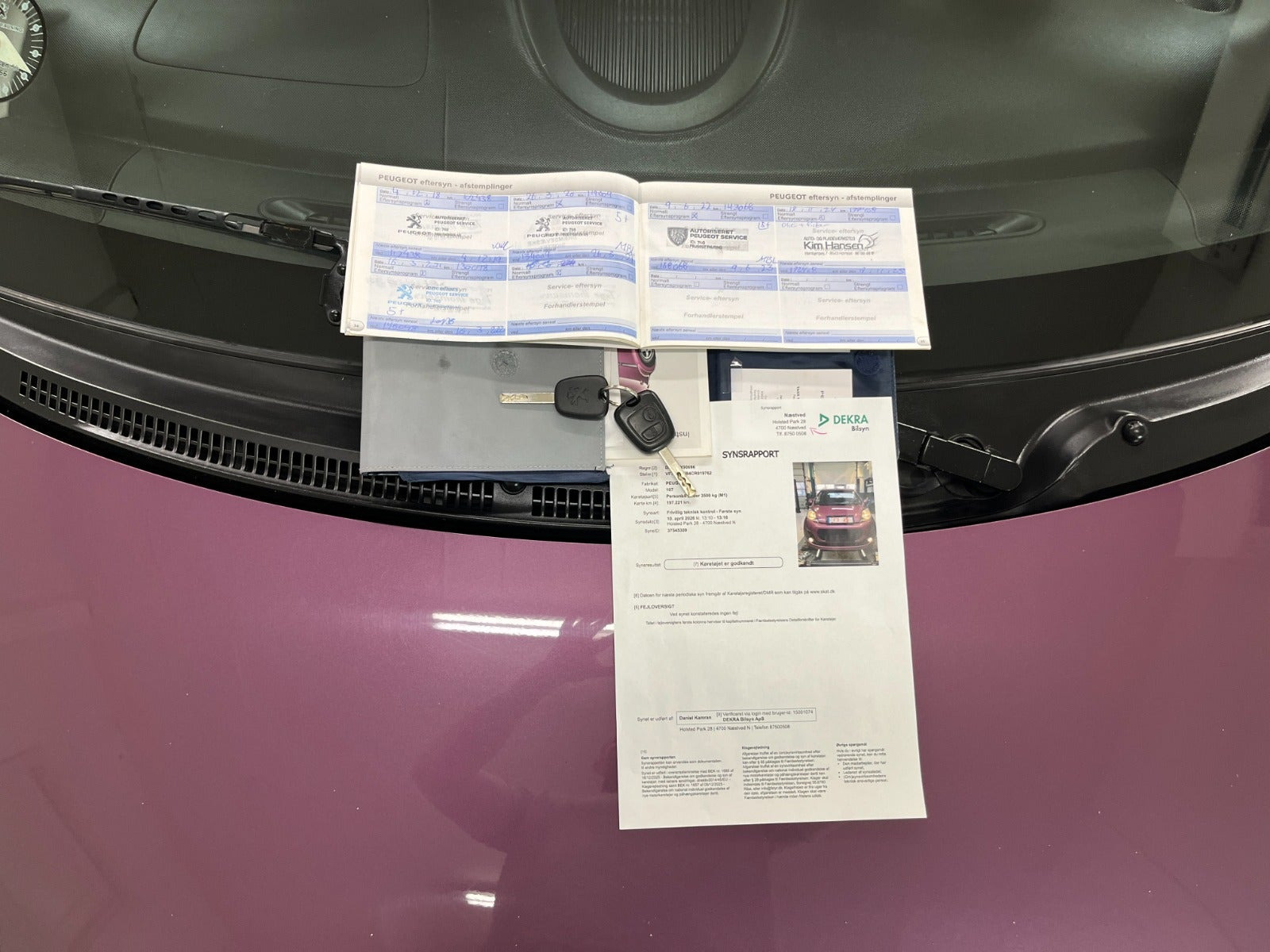 Lilla Peugeot 107 fra 2013