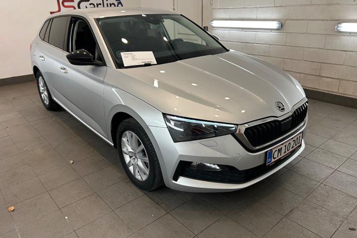 Sølv Skoda Scala fra 2019