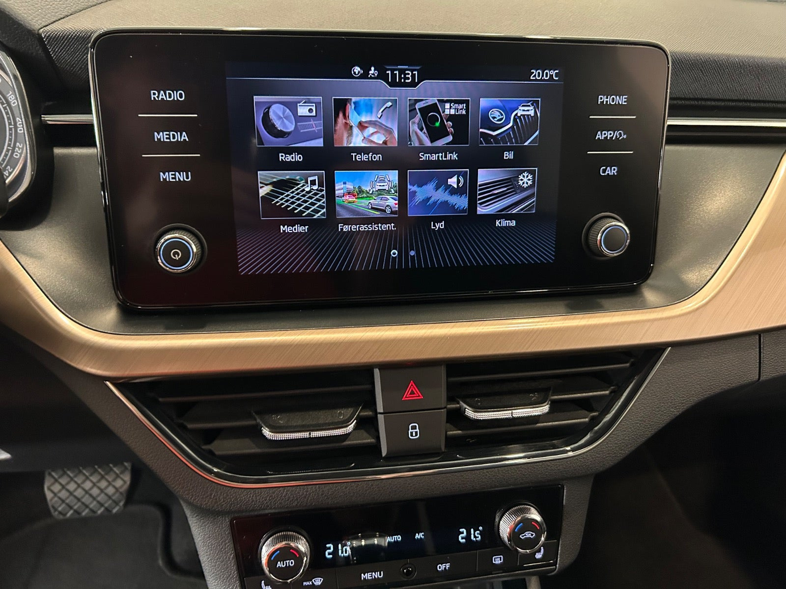 Sølv Skoda Scala fra 2019
