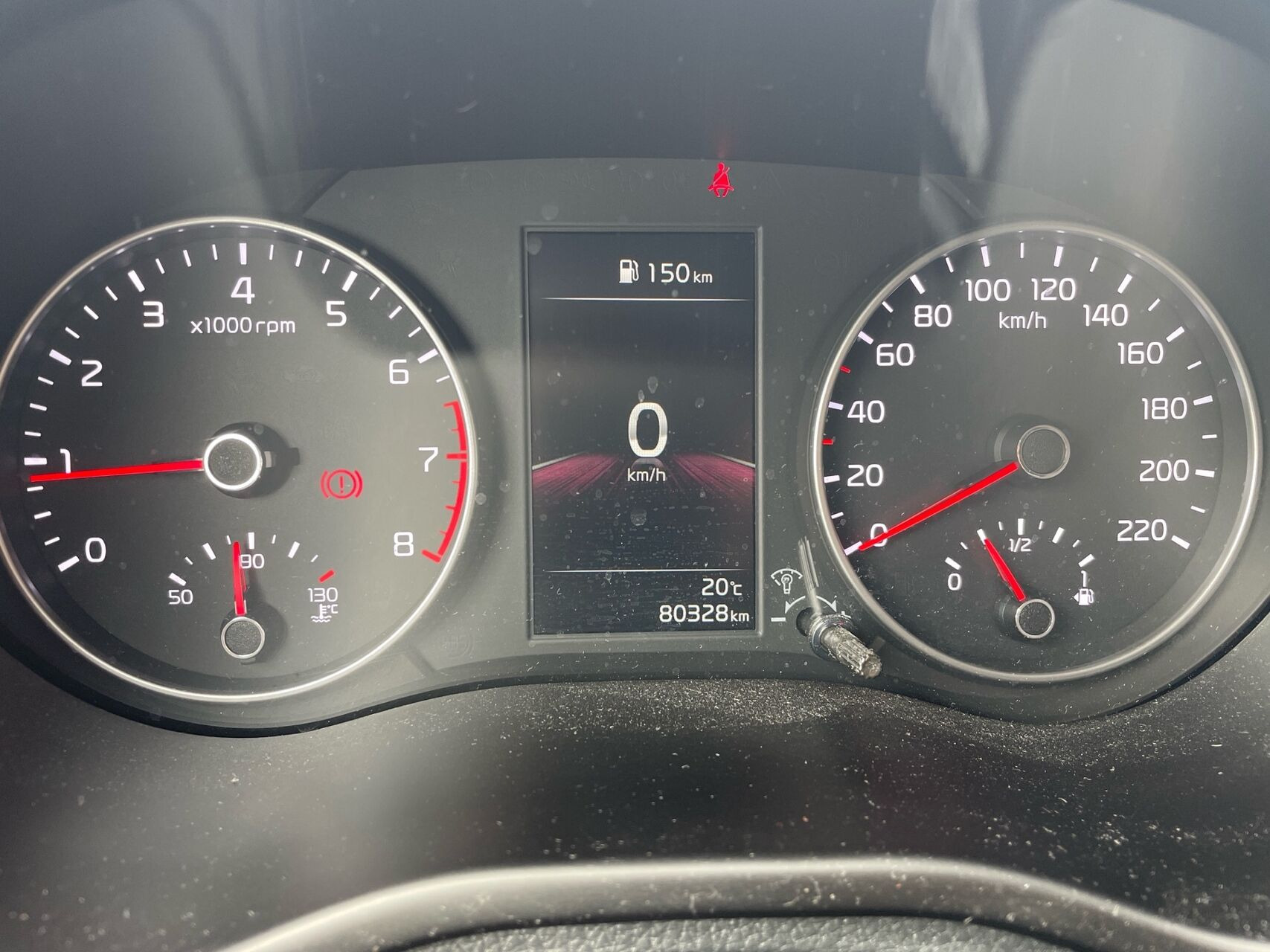 Rød Kia Picanto fra 2021