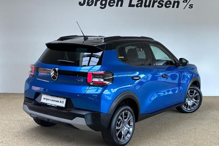 Blå Citroën ë-C3 fra 2025