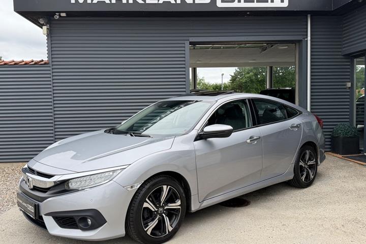 Sølv Honda Civic fra 2020