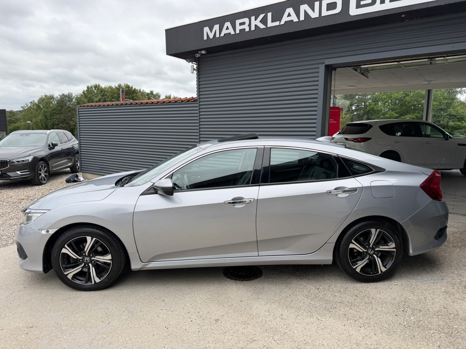 Sølv Honda Civic fra 2020