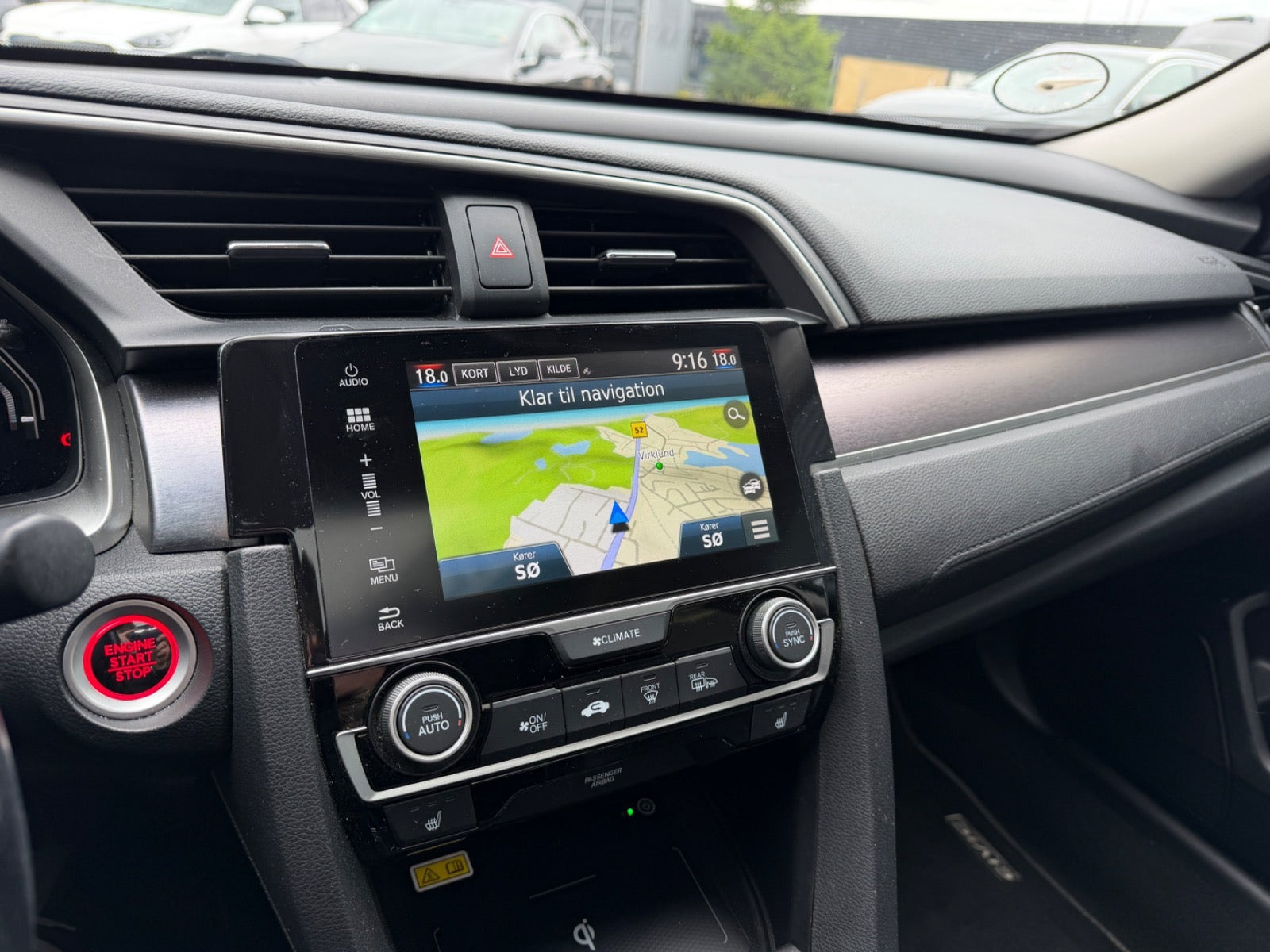 Sølv Honda Civic fra 2020