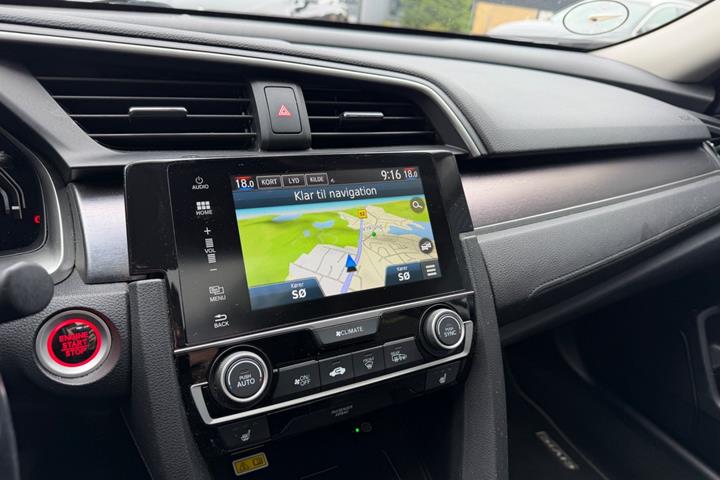 Sølv Honda Civic fra 2020