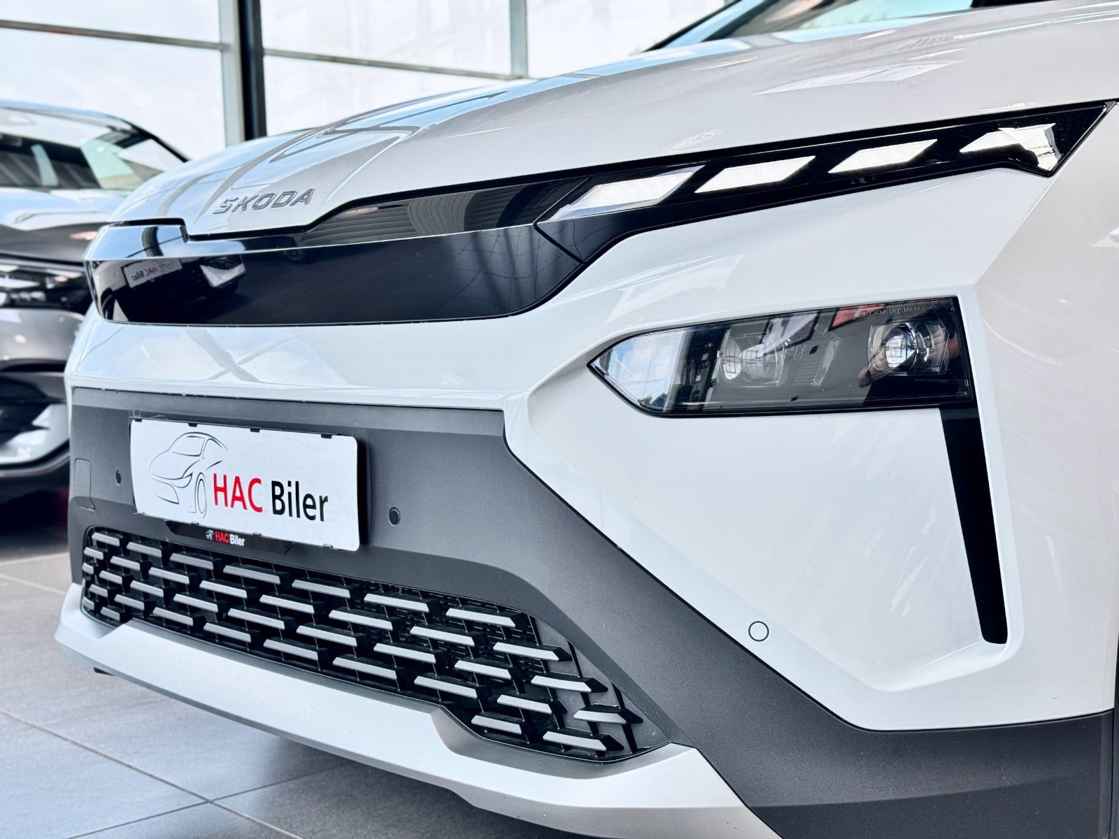 Hvid Skoda Elroq fra 2025