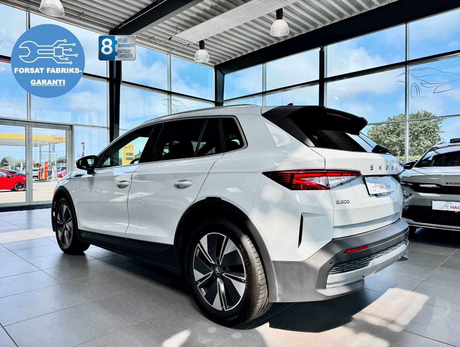 Hvid Skoda Elroq fra 2025
