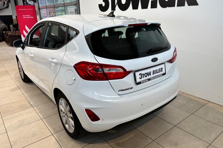 Hvid Ford Fiesta fra 2020