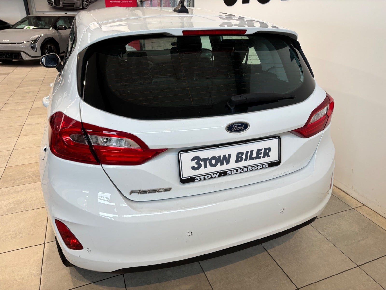 Hvid Ford Fiesta fra 2020