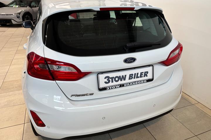 Hvid Ford Fiesta fra 2020