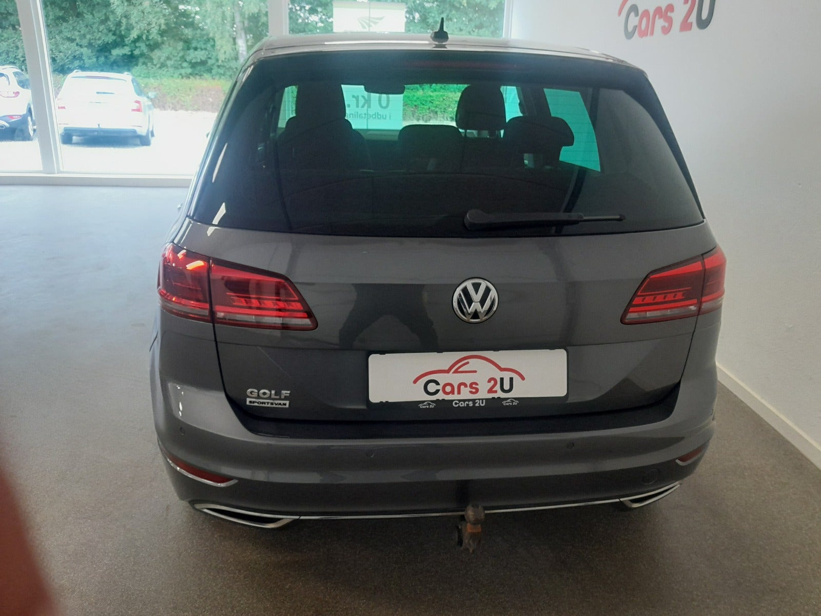 Grå VW Golf Sportsvan fra 2019