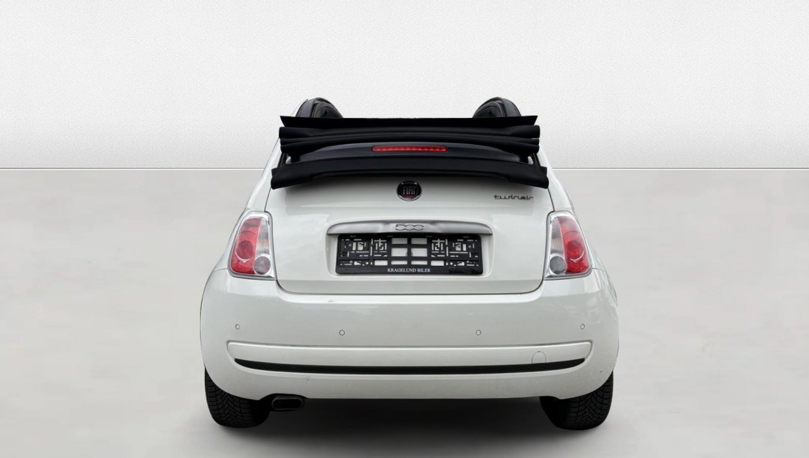 Grøn Fiat 500C fra 2012