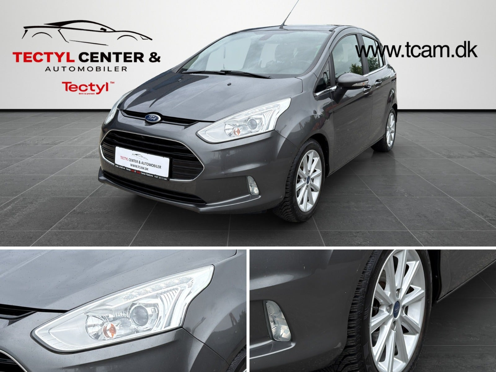 Grå Ford B-MAX fra 2016