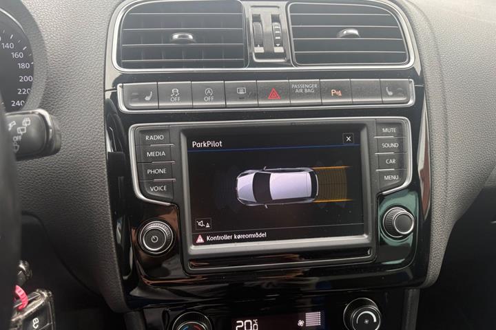 Sort VW Polo fra 2017