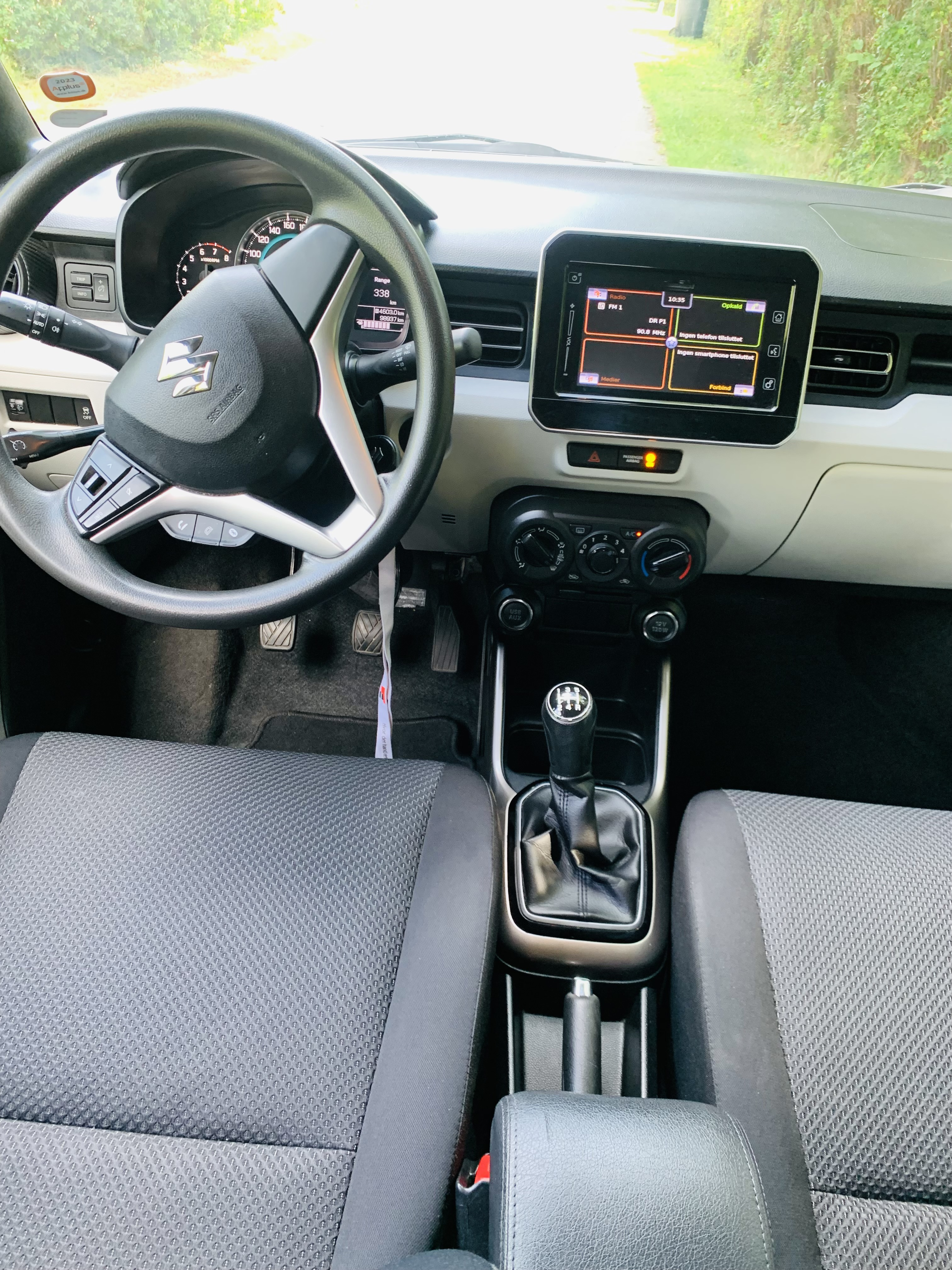 Blå Suzuki Ignis fra 2017
