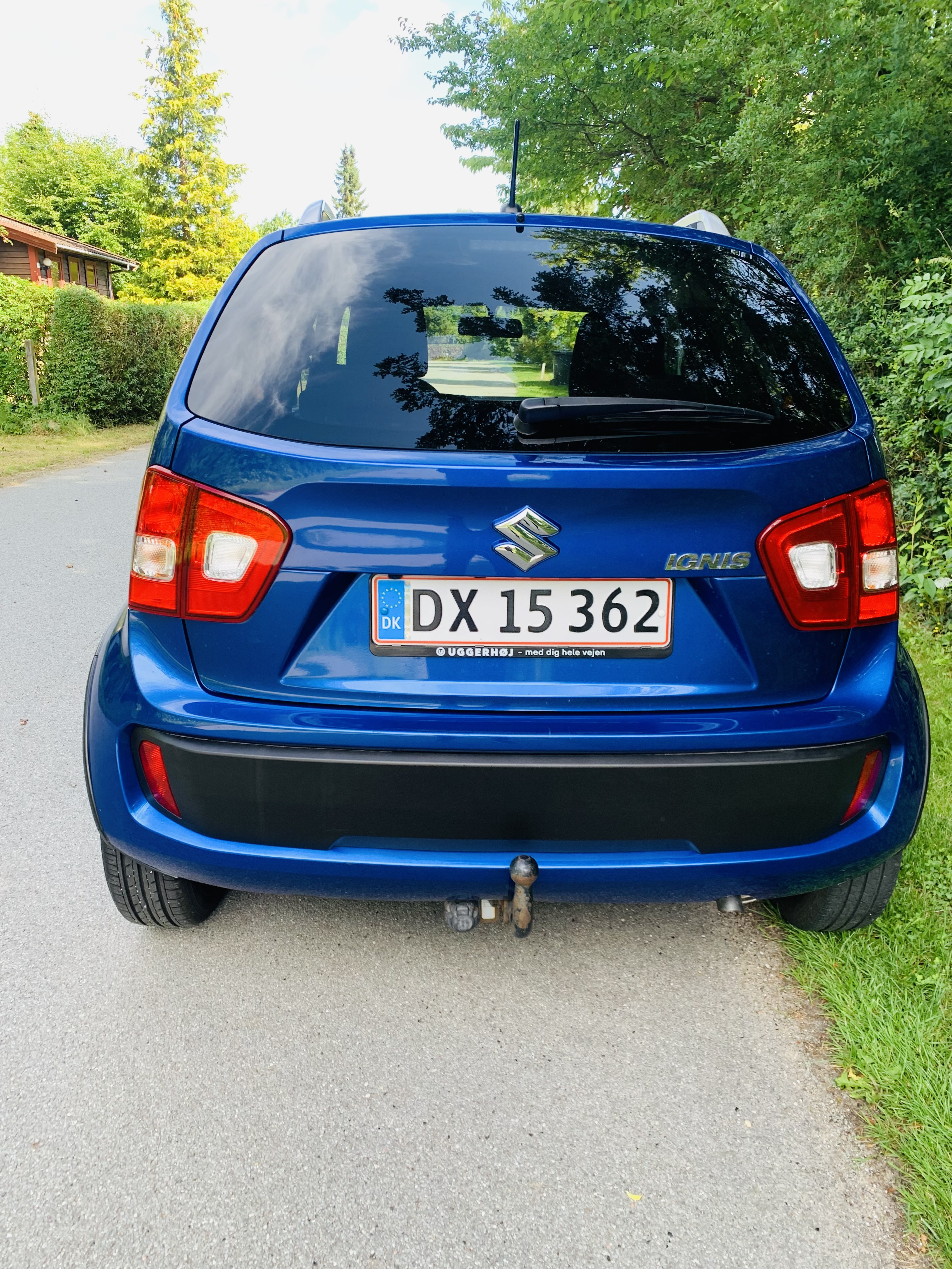Blå Suzuki Ignis fra 2017