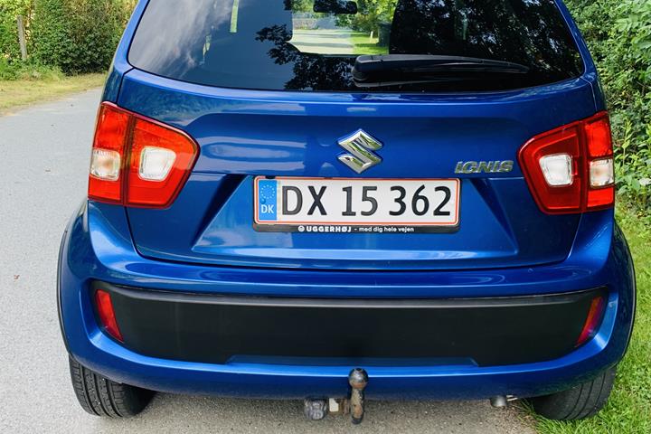 Blå Suzuki Ignis fra 2017