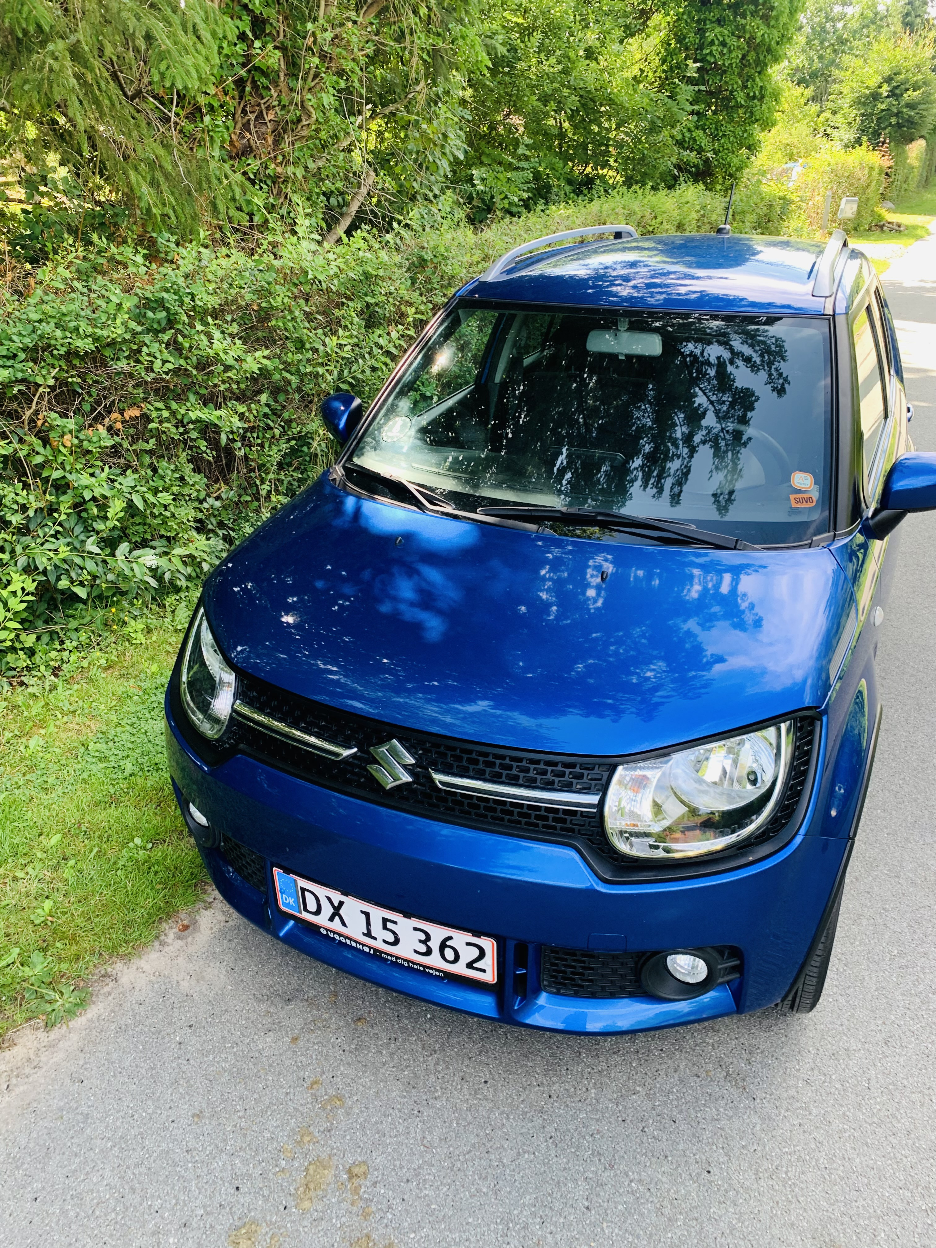Blå Suzuki Ignis fra 2017