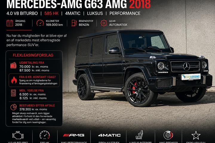 Sort Mercedes - fra 2018 set udefra