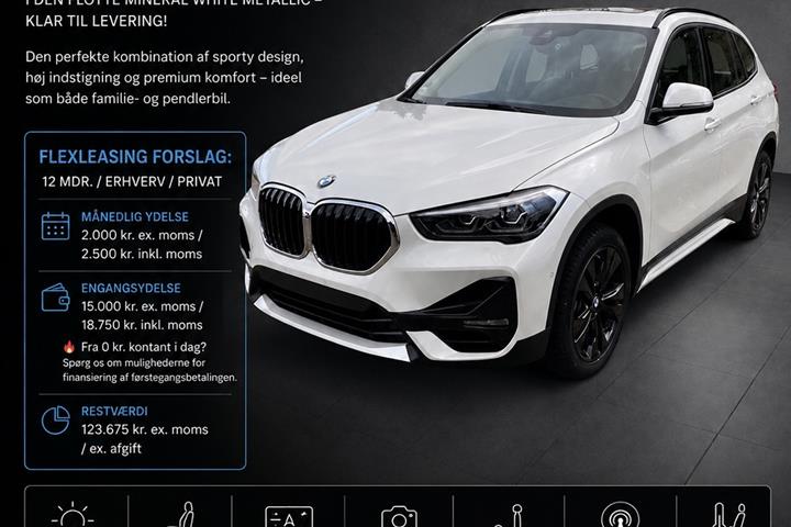 Hvid BMW X1 fra 2020