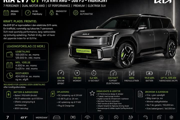 undefined Kia EV9 fra 2026