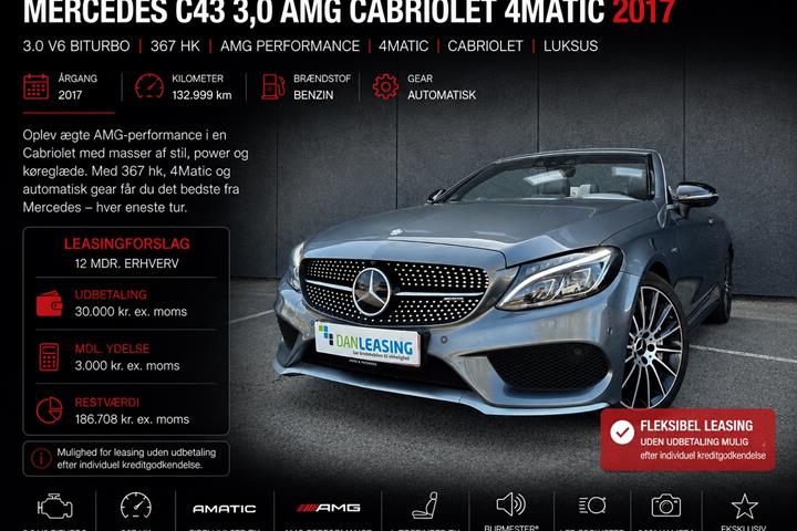 undefined Mercedes C43 fra 2017 set udefra