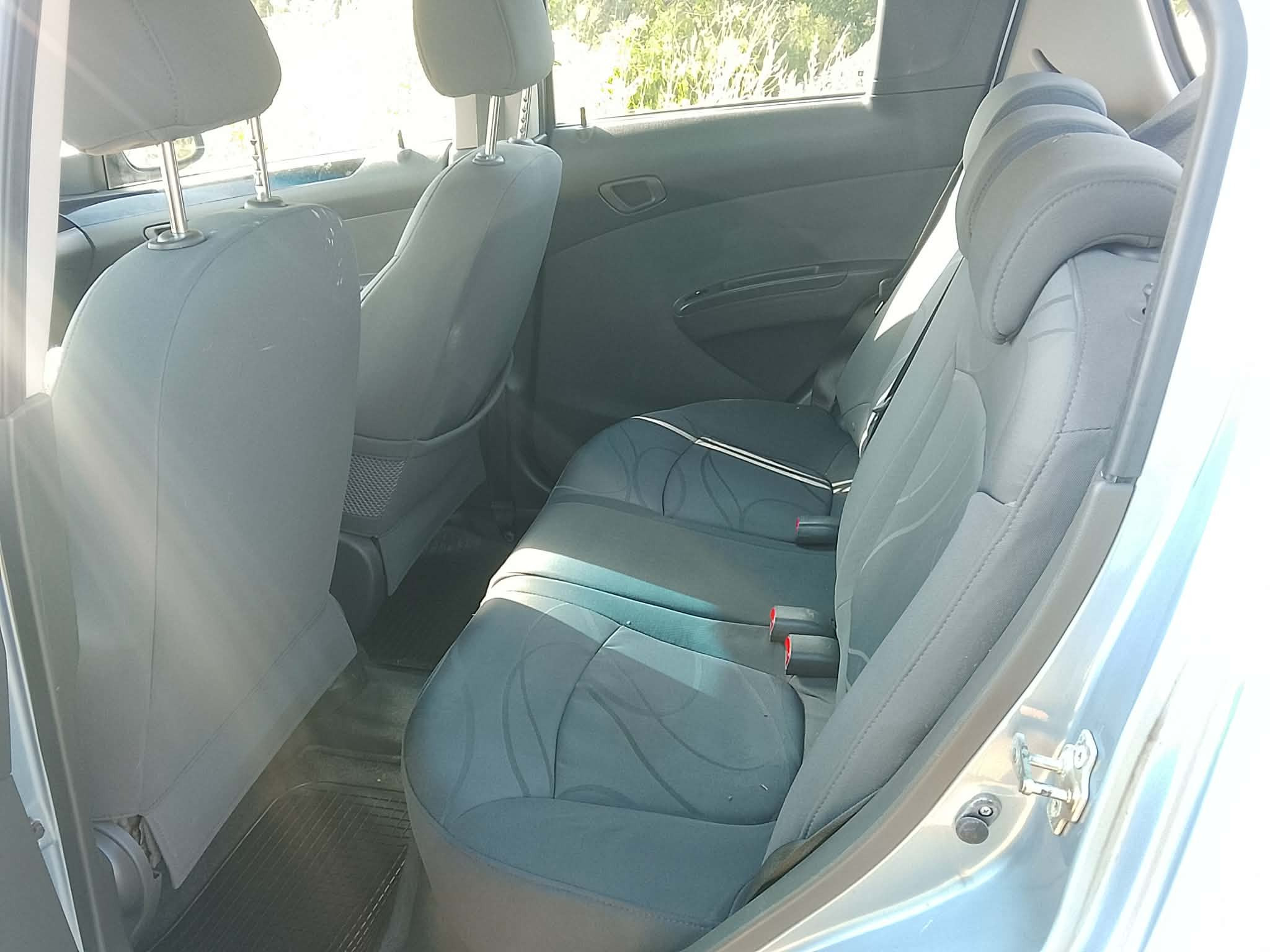 Blå Chevrolet Spark fra 2010