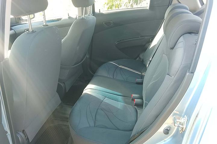 Blå Chevrolet Spark fra 2010