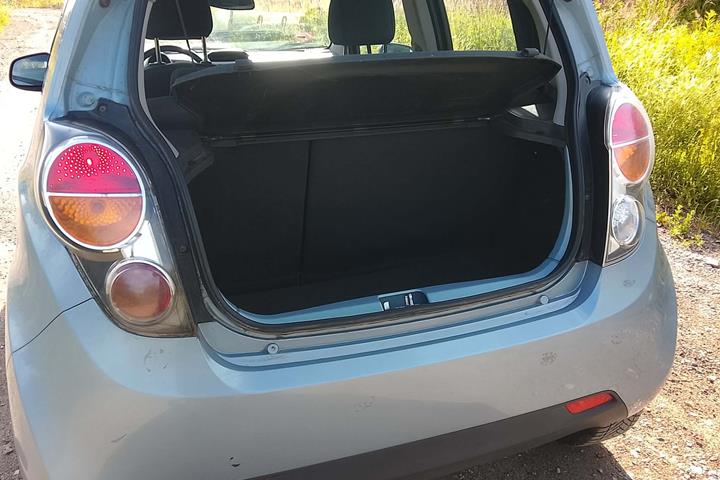 Blå Chevrolet Spark fra 2010