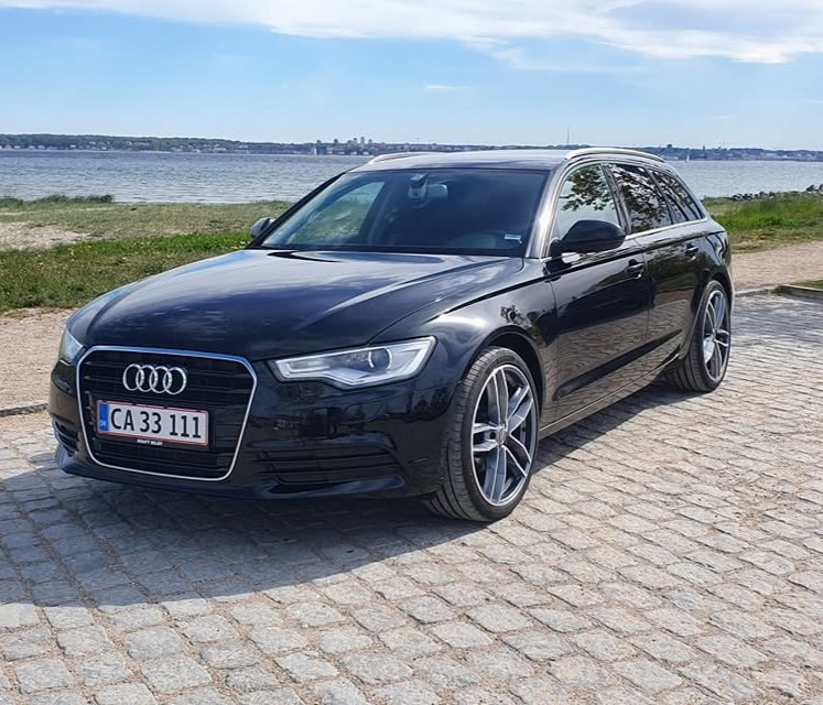 Sort Audi A6 fra 2013