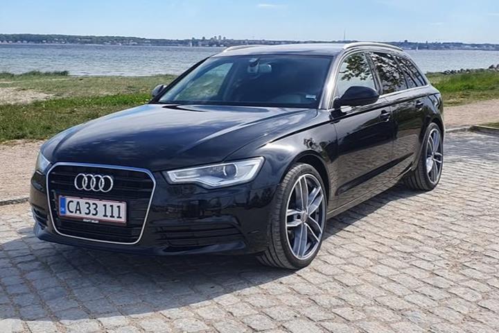 Sort Audi A6 fra 2013