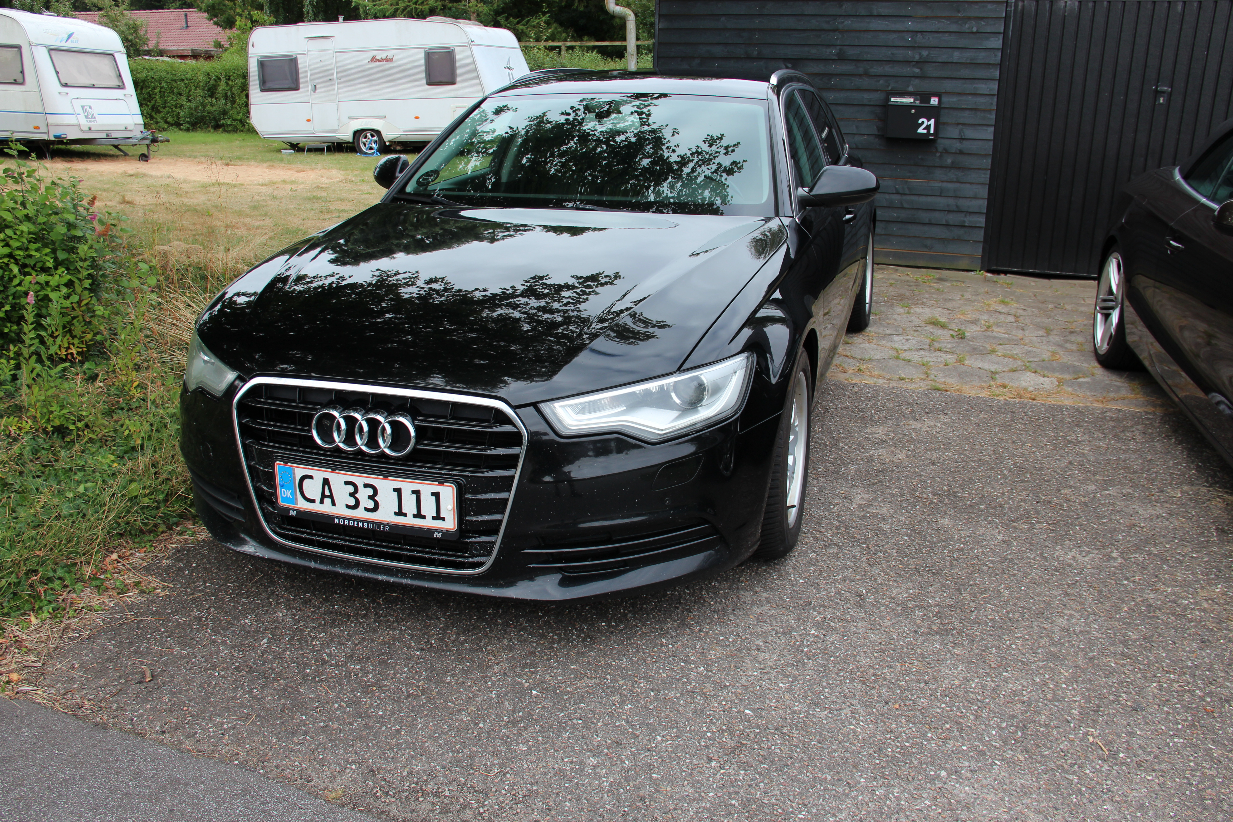 Sort Audi A6 fra 2013