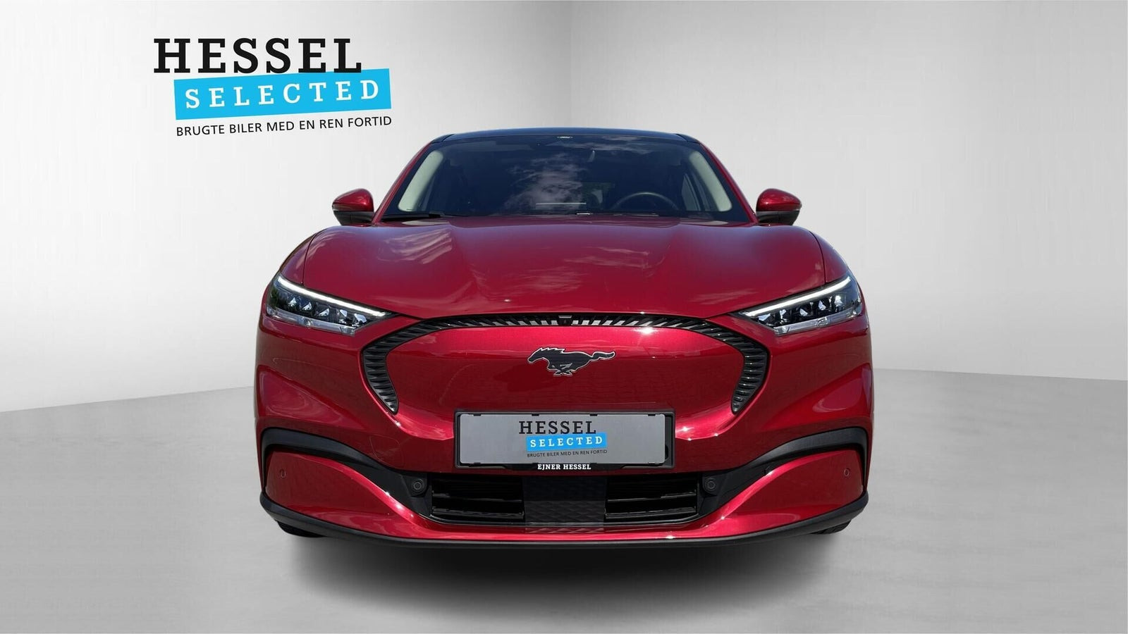 Rød Ford Mustang Mach-E fra 2021