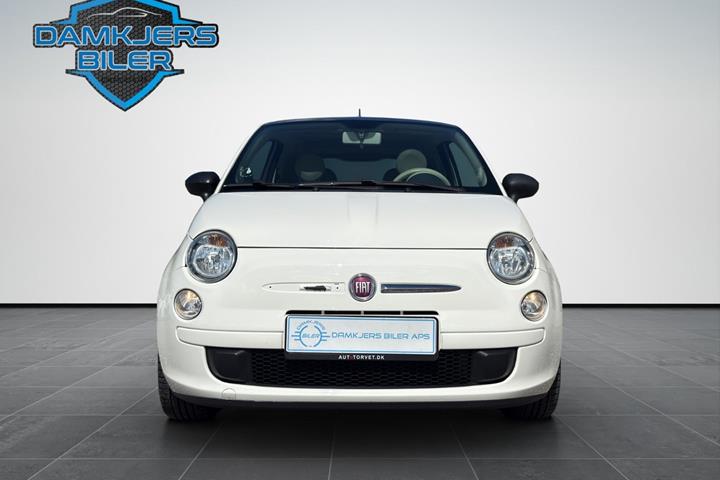 Grøn Fiat 500 fra 2013