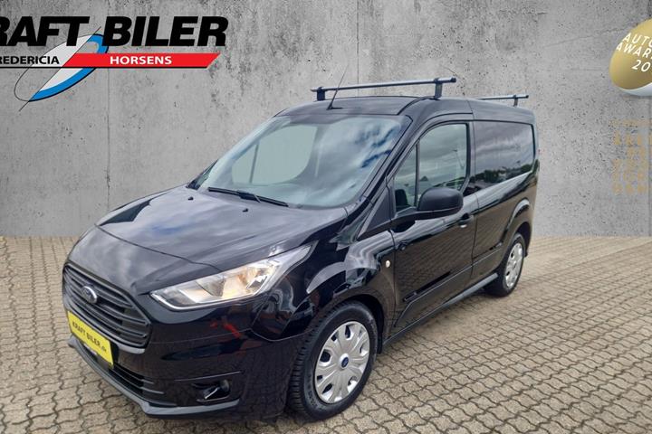 Sort Ford Transit Connect fra 2019 set udefra