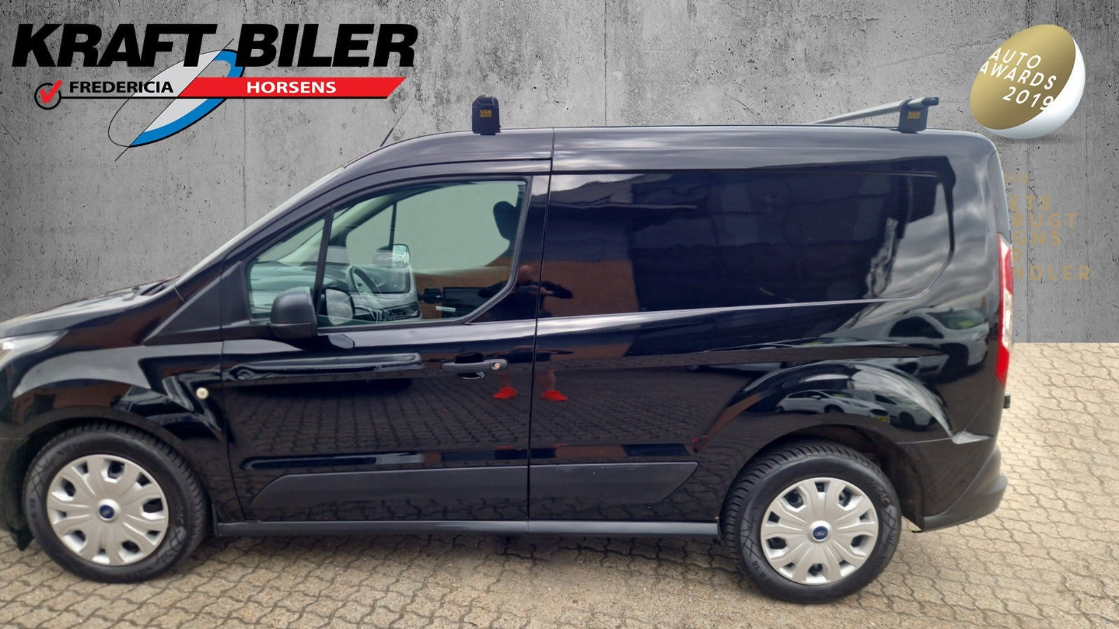 Sort Ford Transit Connect fra 2019