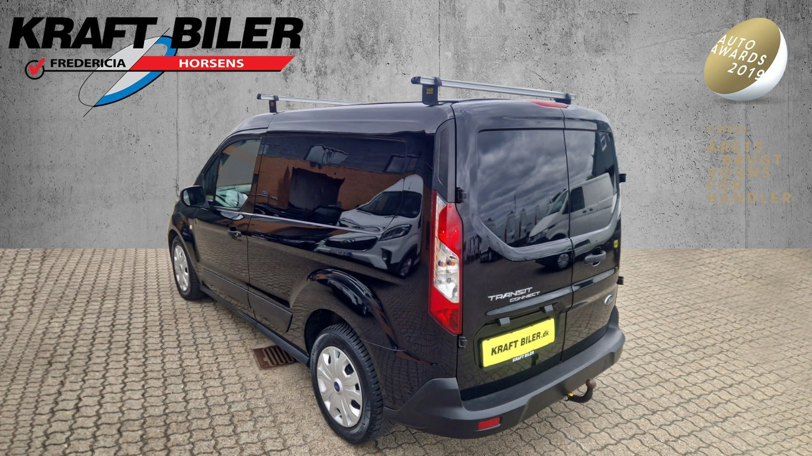 Sort Ford Transit Connect fra 2019