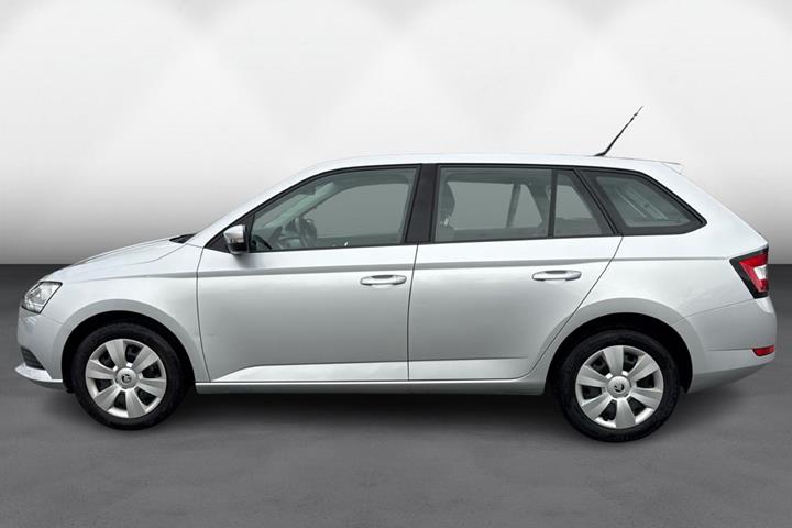 Sølv Skoda Fabia fra 2019