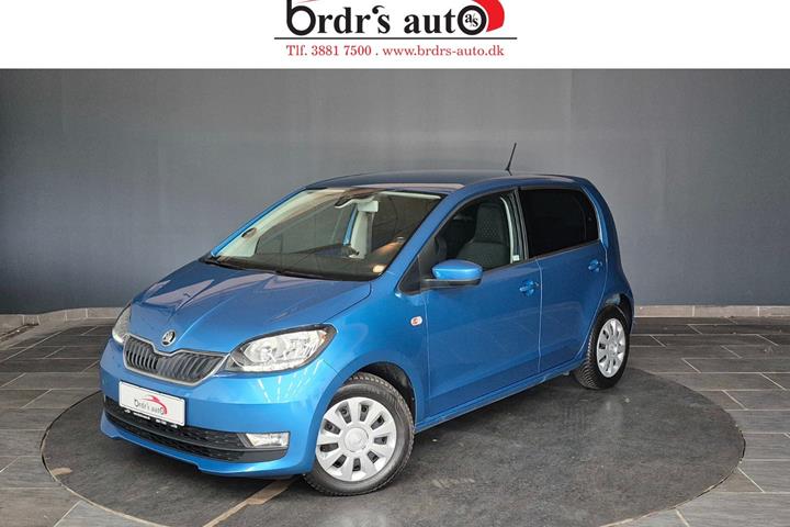 Blå Skoda Citigo fra 2019