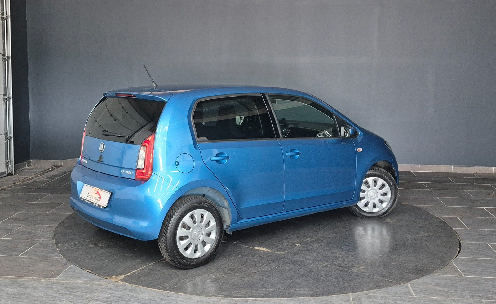 Blå Skoda Citigo fra 2019