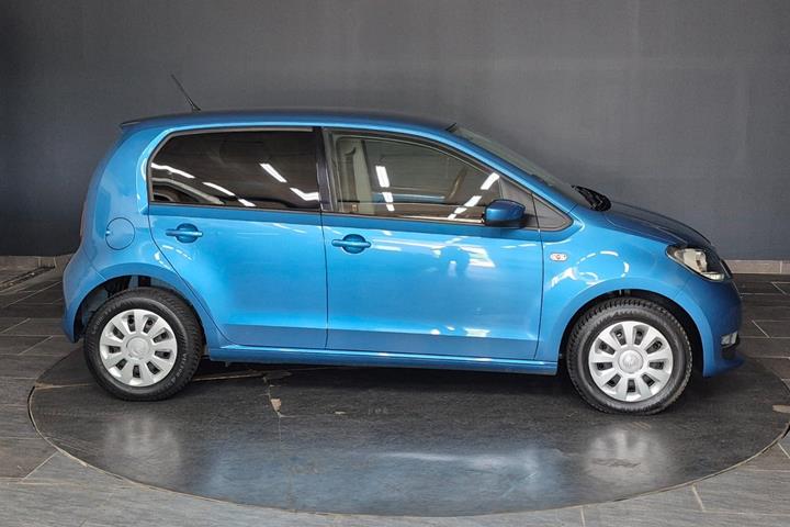 Blå Skoda Citigo fra 2019