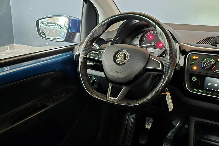 Blå Skoda Citigo fra 2019