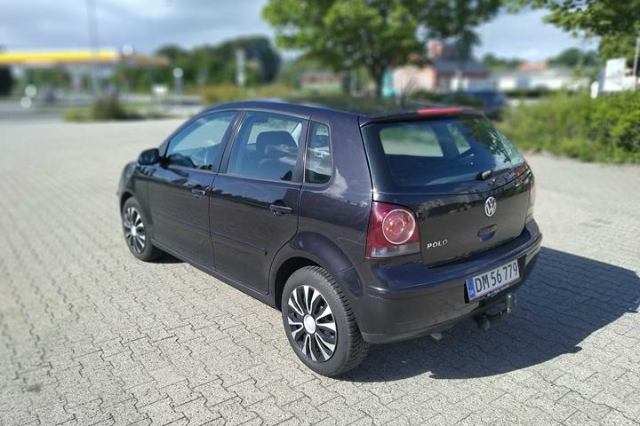 Sort VW Polo fra 2005