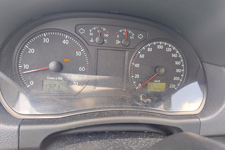 Sort VW Polo fra 2005