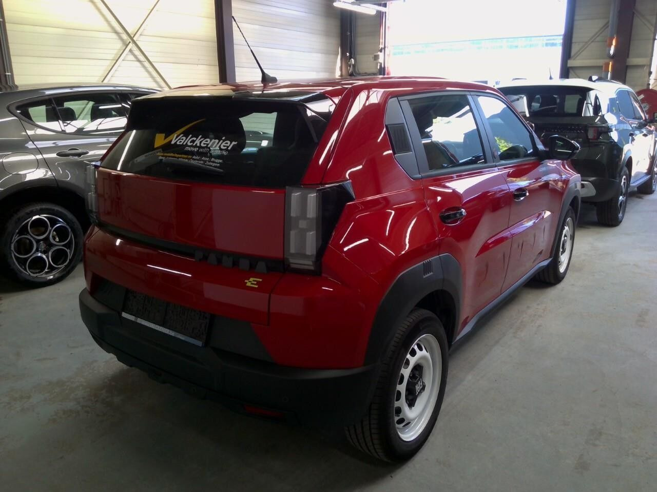 Rød Fiat Grande Panda fra 2025