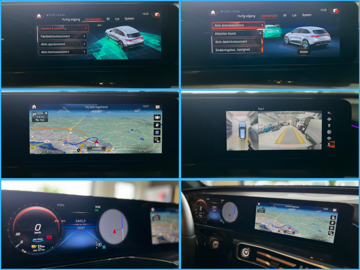 Sort Mercedes EQC400 fra 2022