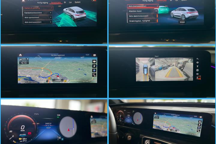Sort Mercedes EQC400 fra 2022
