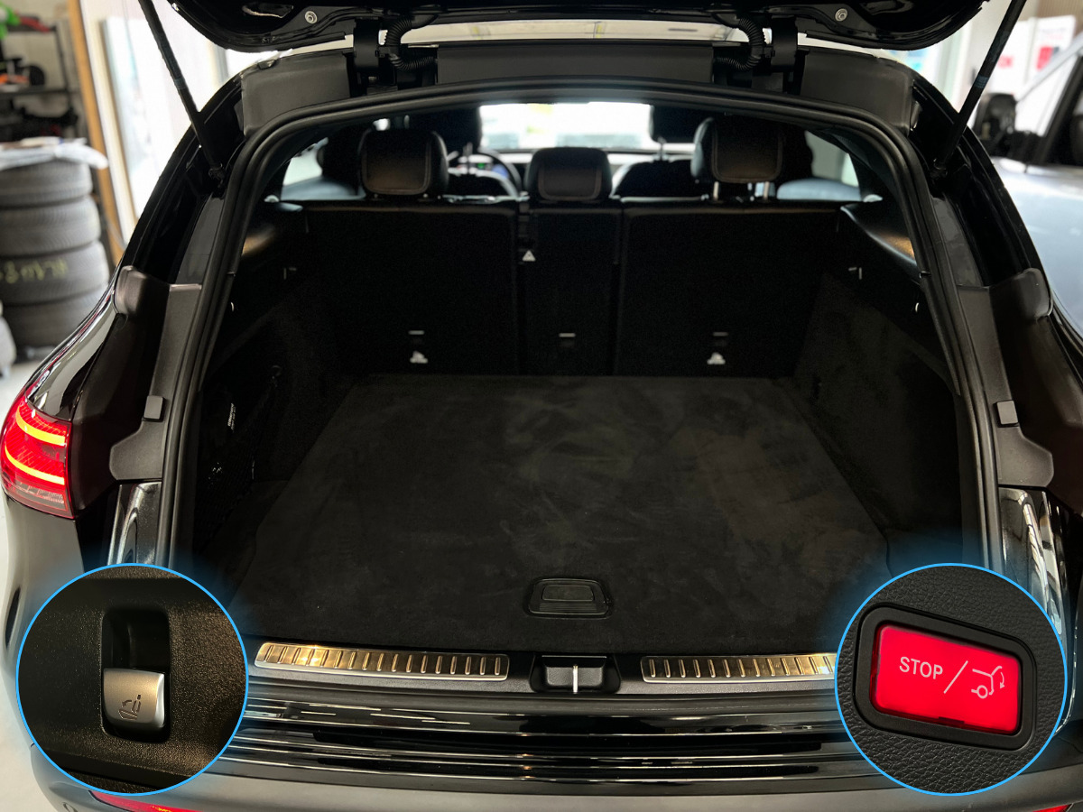 Sort Mercedes EQC400 fra 2022