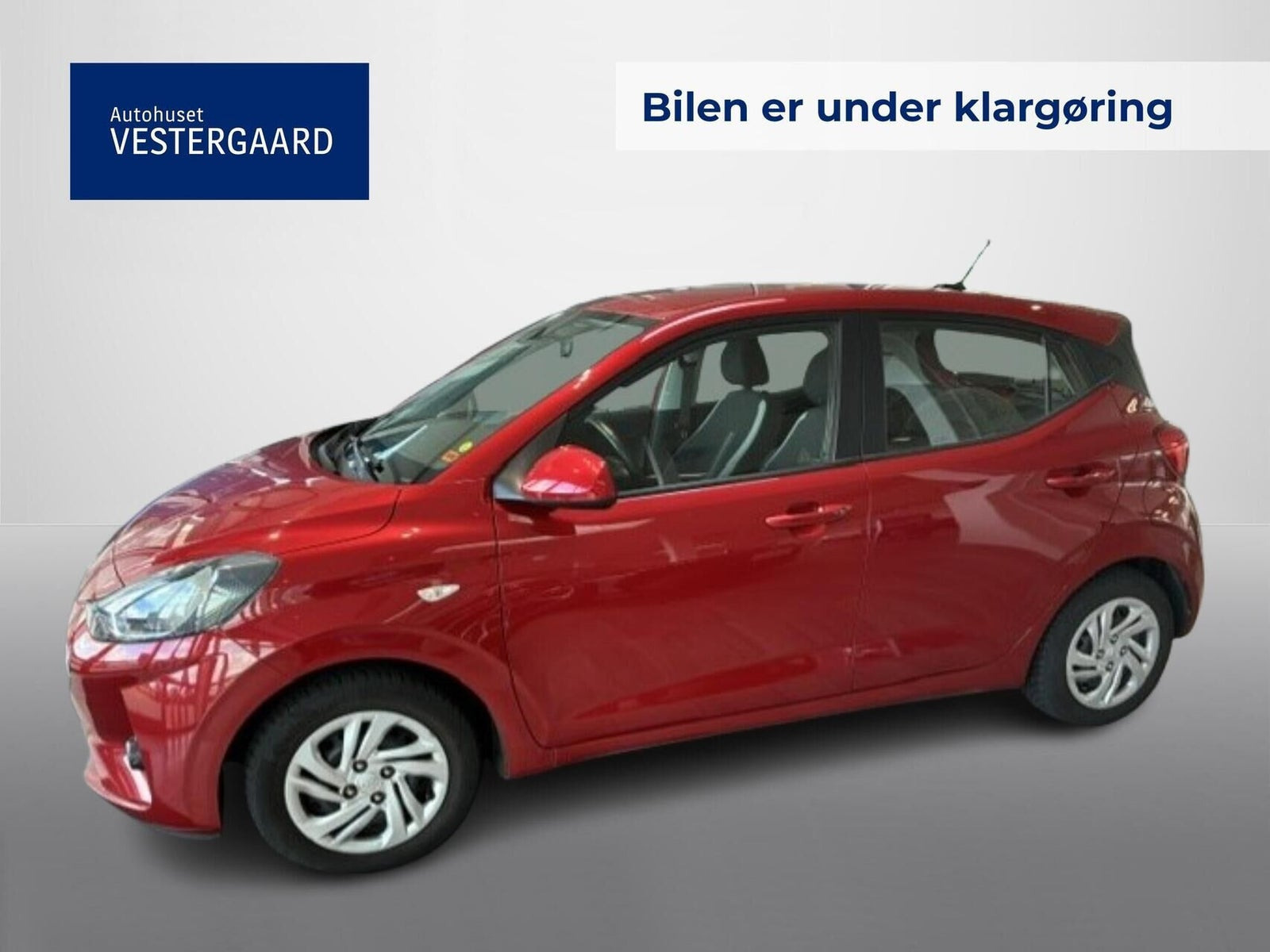 Rød Hyundai i10 fra 2020